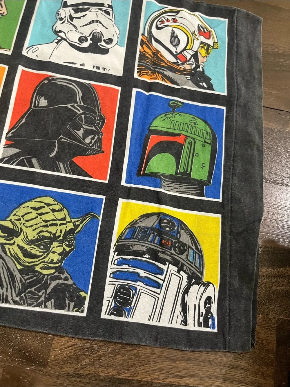 Star Wars Darth Vader C3PO Boba Fett Yoda R2D2 Luke Standard Vintage Pillowcase